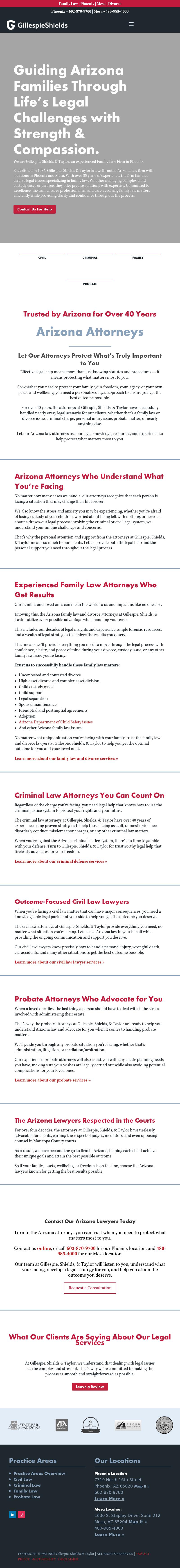 Gillespie, Shields & Durrant - Phoenix AZ Lawyers