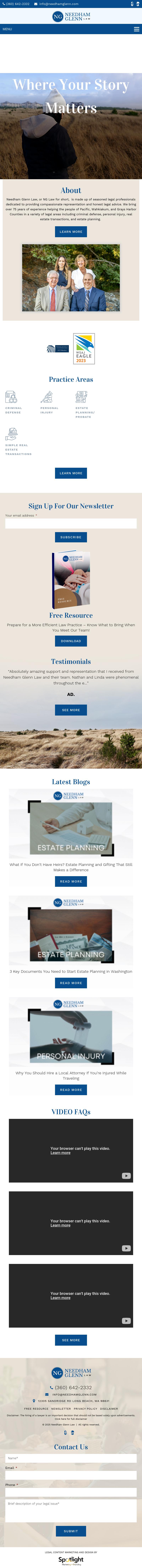 Guy M. Glenn - Long Beach WA Lawyers