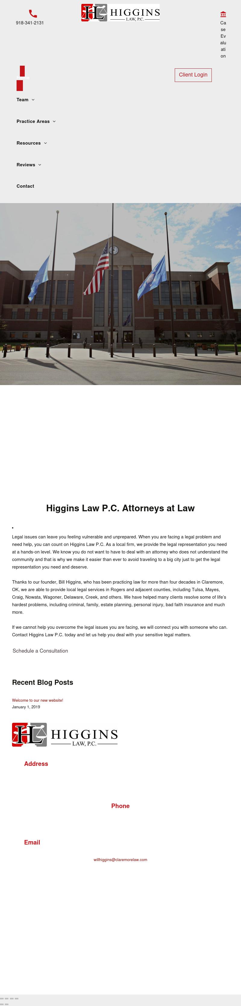 Higgins Law, P.C. - Claremore OK Lawyers