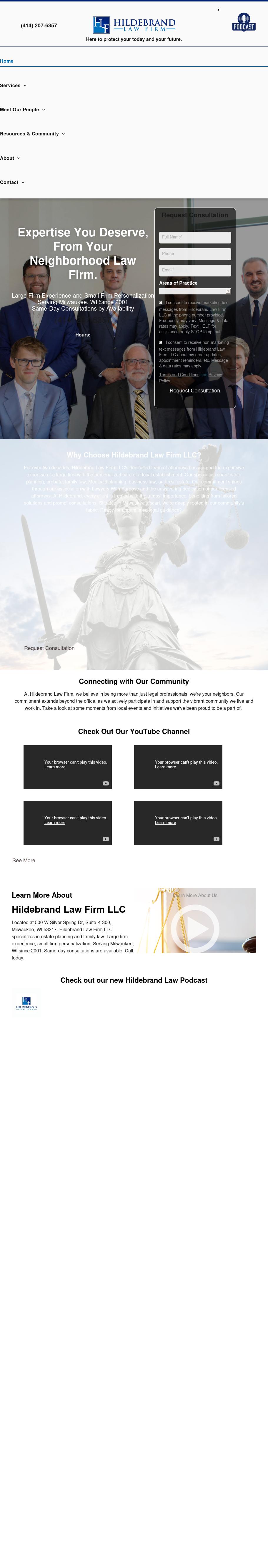 Hildebrand Law Firm, LLC - Milwaukee WI Lawyers