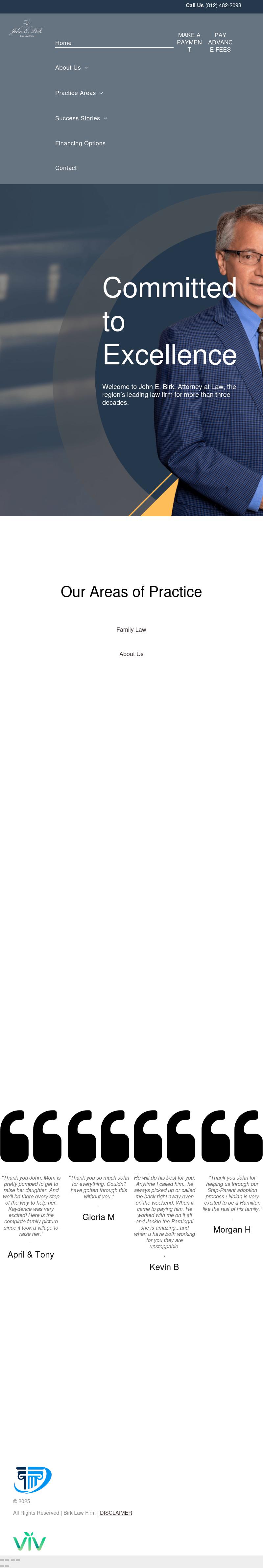 John E. Birk, Attorney at Law - Jasper IN Lawyers