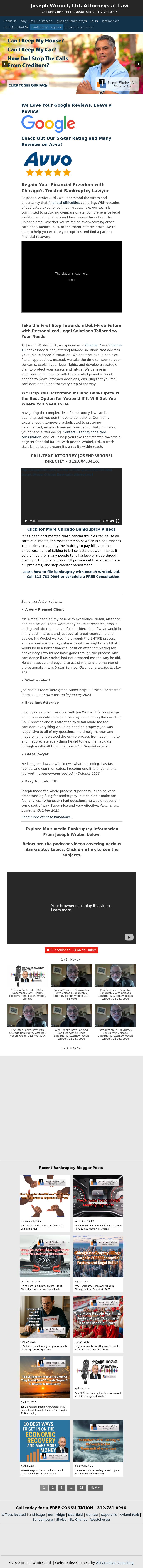 Joseph Wrobel, Ltd. - Orland Park IL Lawyers