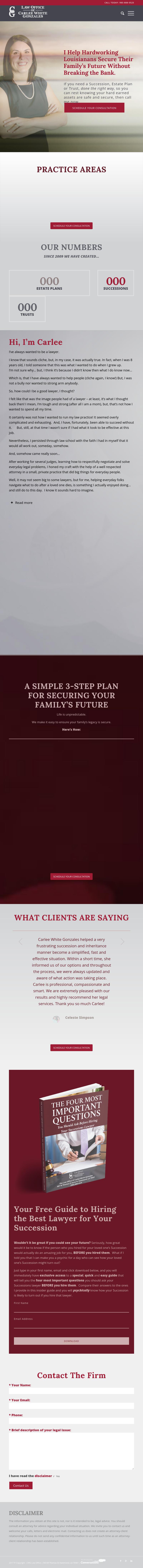 Law Office of Carlee White Gonzales - Hammond LA Lawyers