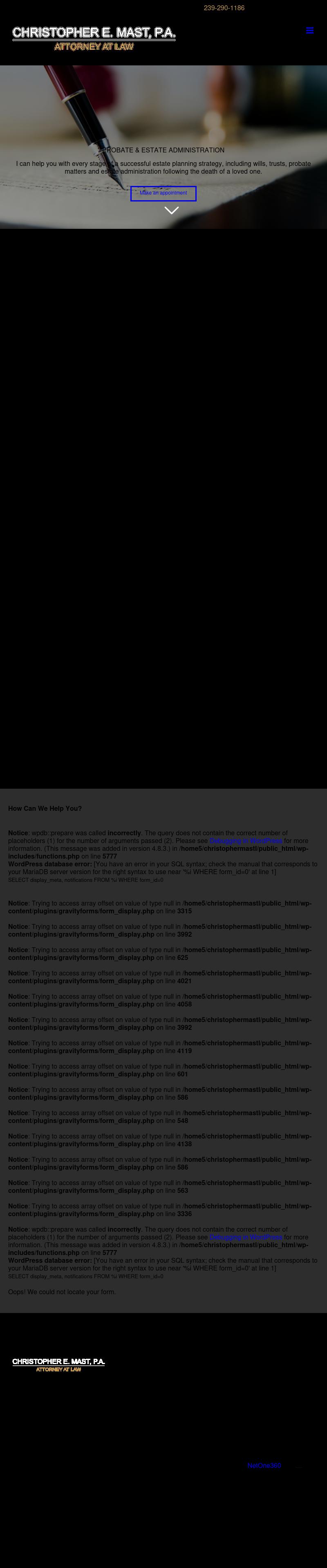 Law Offices of Christopher E. Mast, P.A. - Naples FL Lawyers