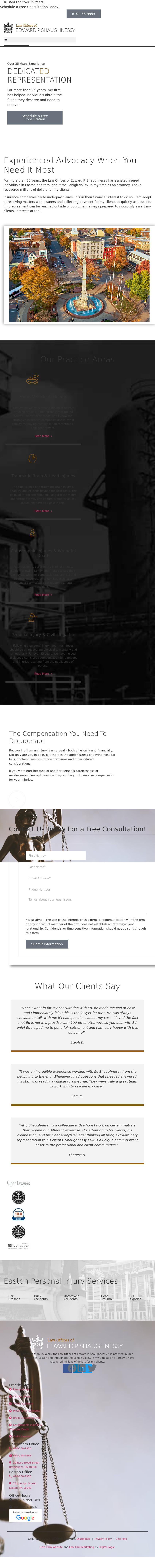 Law Offices of Edward P. Shaughnessy - Easton PA Lawyers