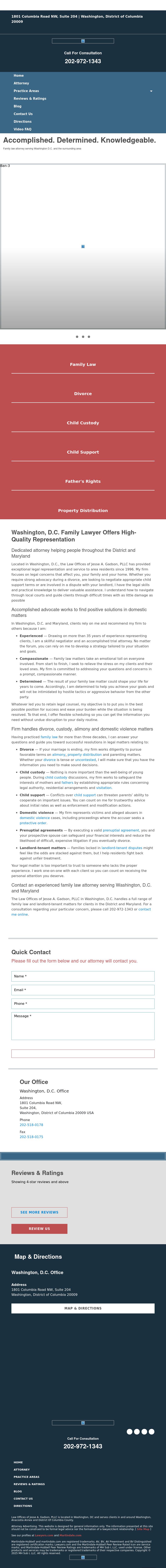 Law Offices of Jesse A. Gadson - Washington DC Lawyers