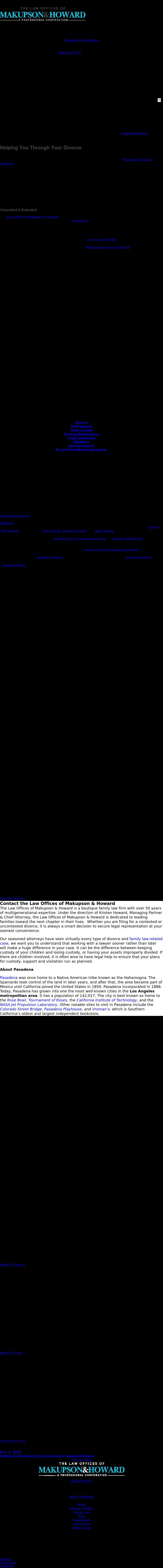 Law Offices of Makupson & Howard - Pasadena CA Lawyers