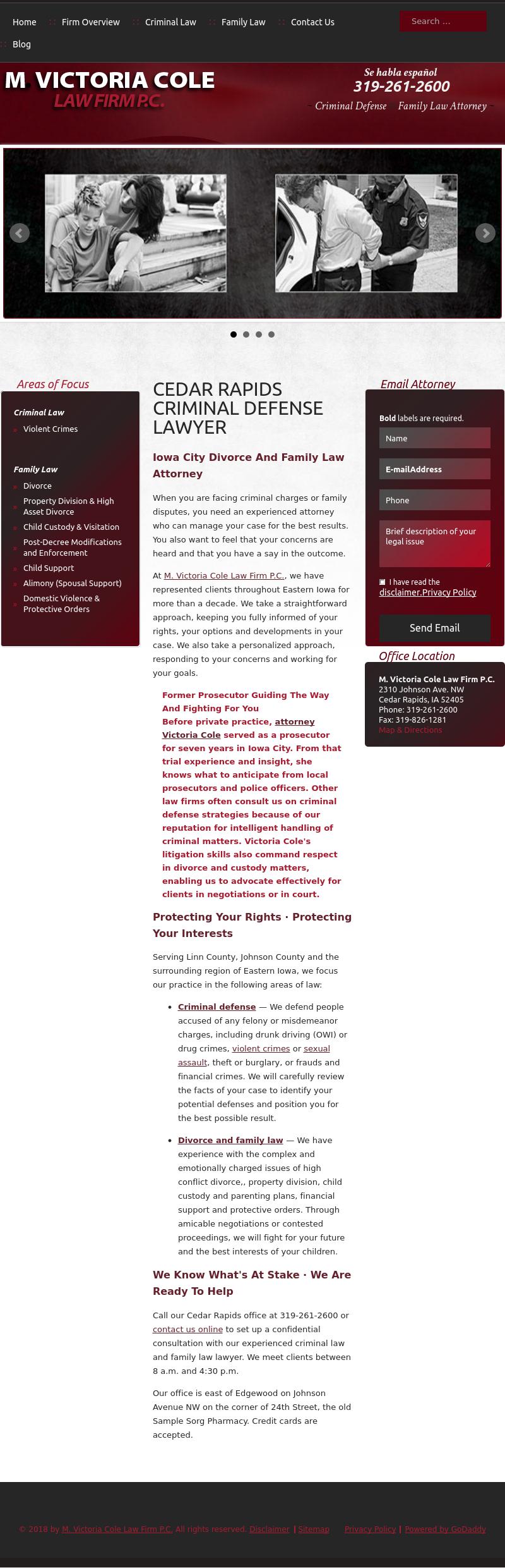 M. Victoria Cole Law Firm P.C. - Cedar Rapids IA Lawyers