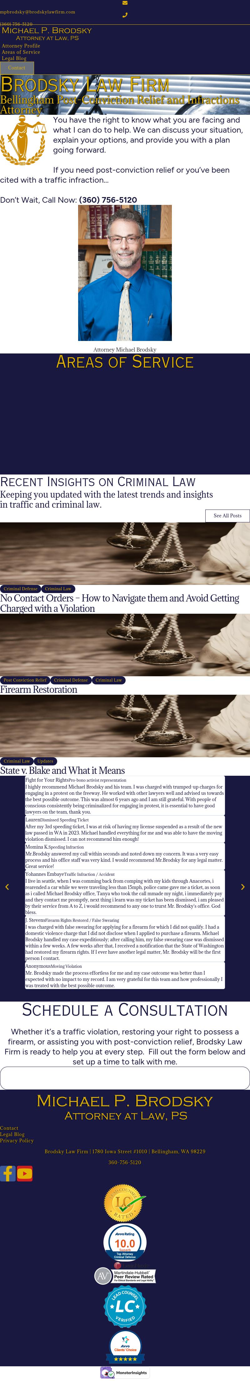 Michael P. Brodsky - Bellingham WA Lawyers