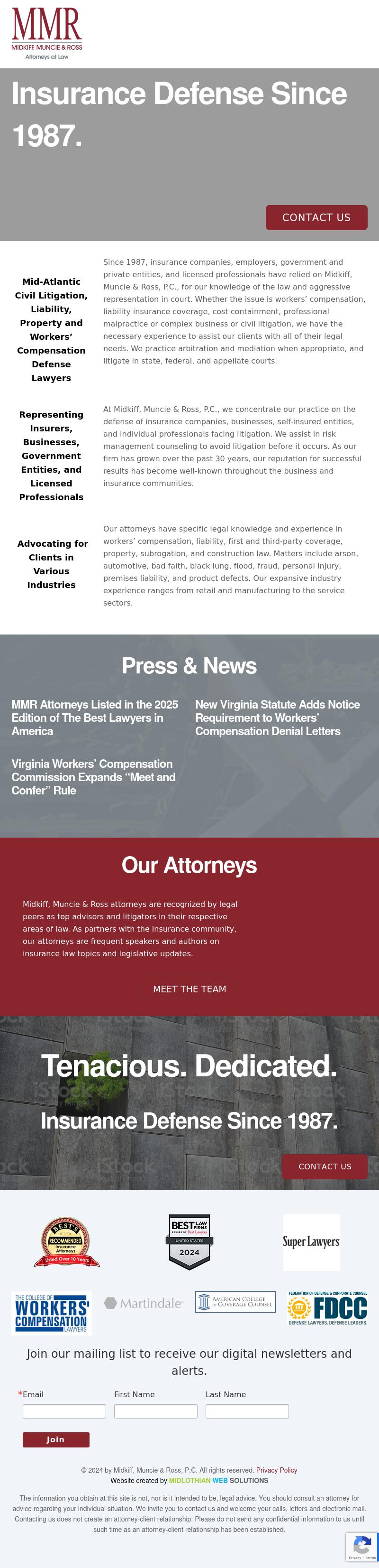 Midkiff, Muncie & Ross, P.C. - Richmond VA Lawyers