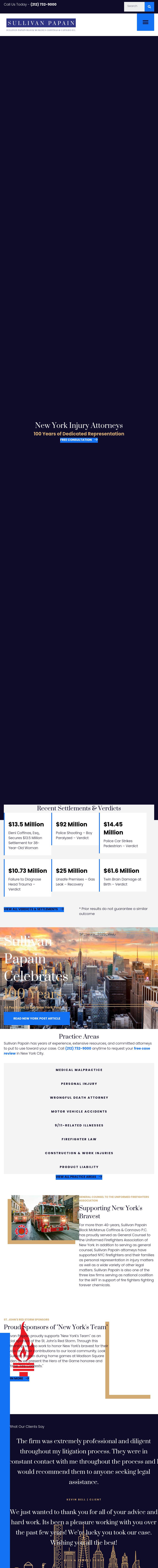 Sullivan Papain Block McGrath & Cannavo P.C. - New York NY Lawyers
