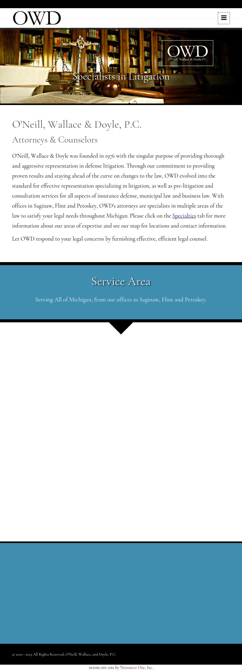 O'Neill, Wallace, and Doyle P.C. - Saginaw MI Lawyers