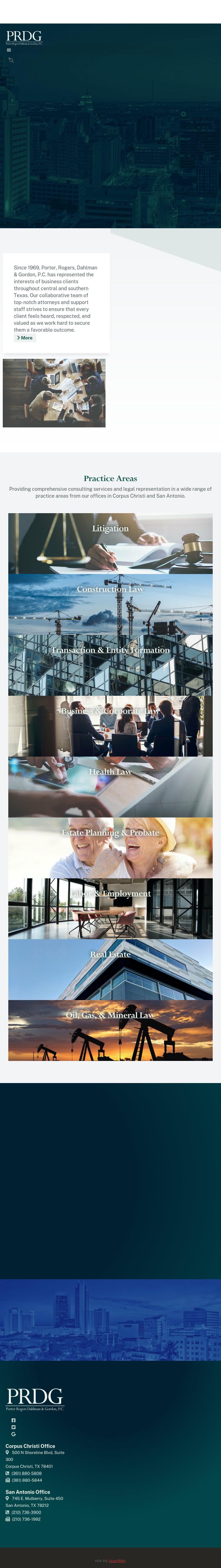 Porter, Rogers, Dahlman & Gordon, P.C. - Austin TX Lawyers