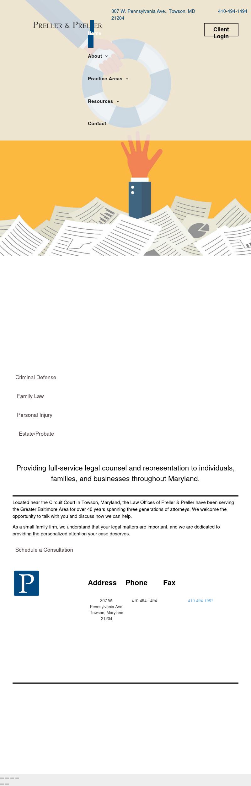 Preller, Preller & Paliath - Towson MD Lawyers