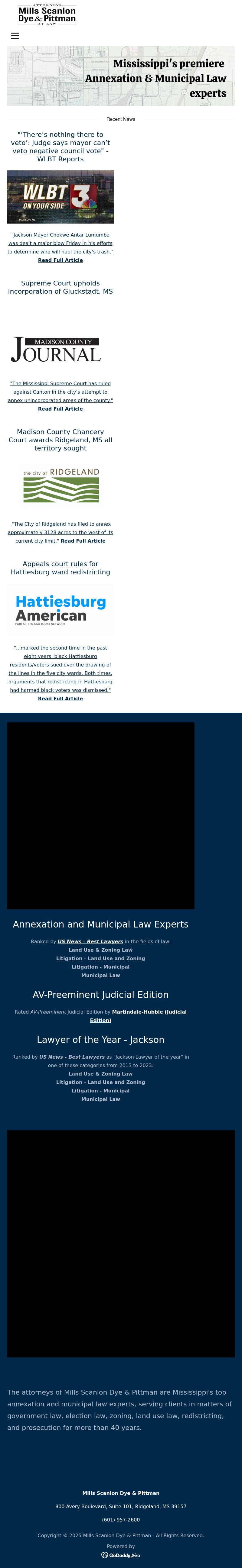 Pyle, Mills, Dye and Pittman - Ridgeland MS Lawyers