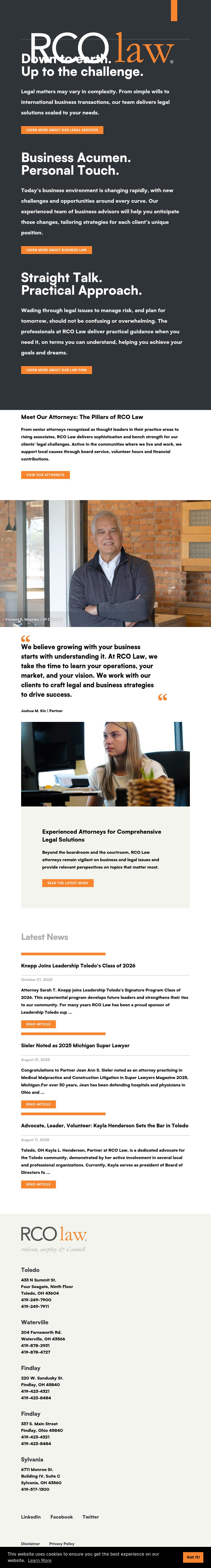 Robison, Curphey & O'Connell, LLC - Findlay OH Lawyers