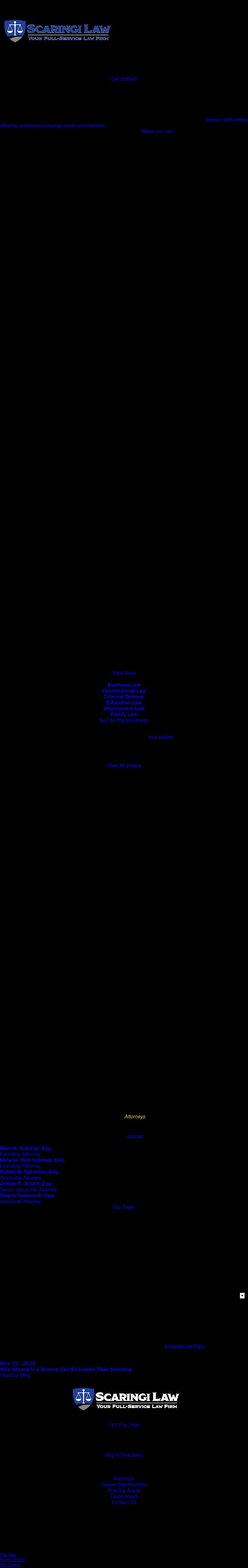 Scaringi & Scaringi, P.C. - Carlisle PA Lawyers