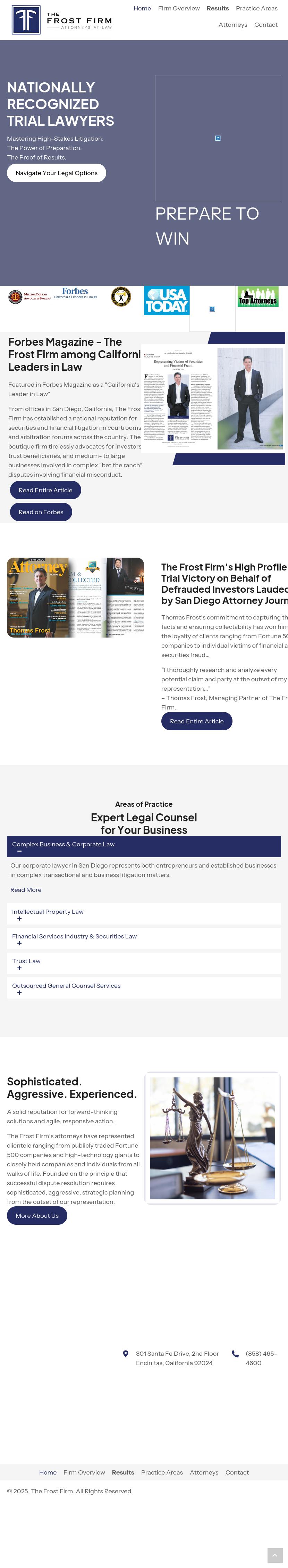 The Frost Firm - San Diego CA Lawyers