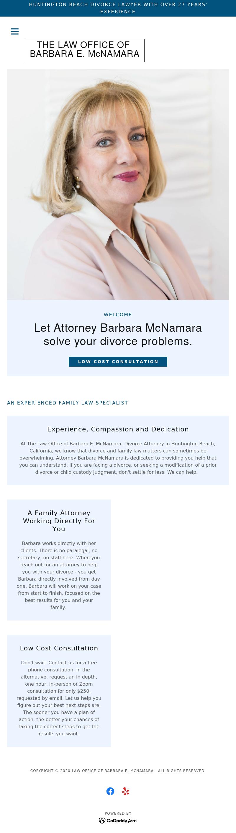 The Law Office of Barbara E. McNamara - Huntington Beach CA Lawyers
