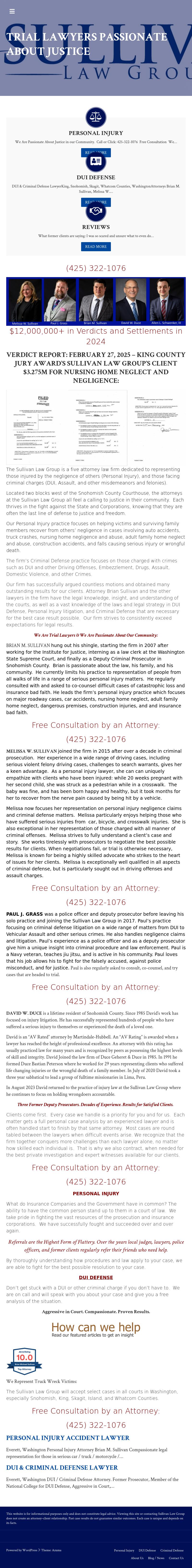 The Law Office of Brian M. Sullivan, PLLC - Lynnwood WA Lawyers
