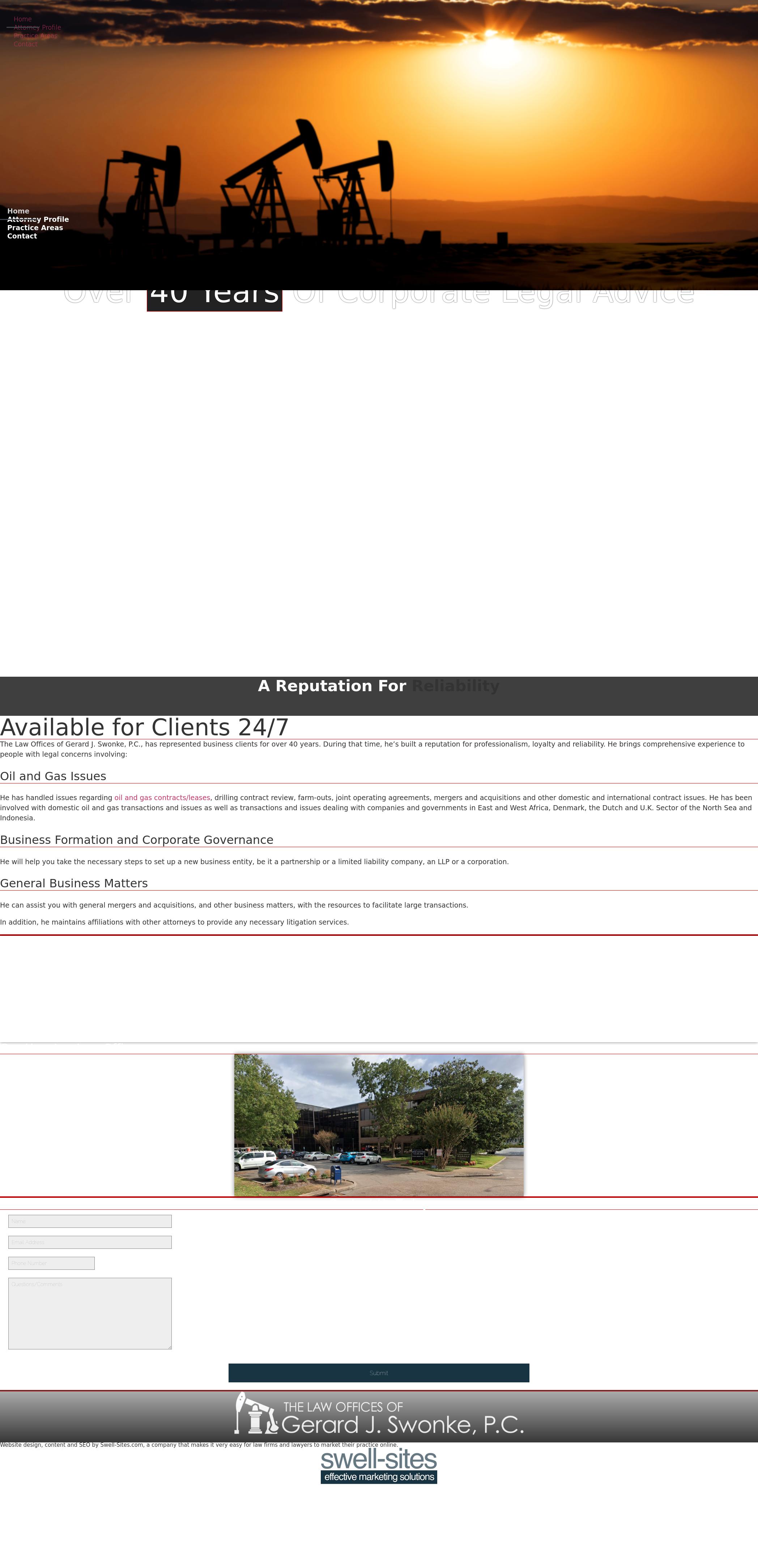 The Law Offices of Gerard J. Swonke, P.C. - Houston TX Lawyers