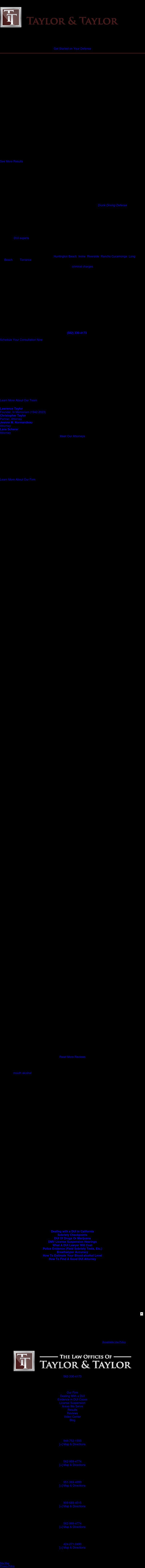 The Law Offices of Lawrence Taylor - Carlsbad CA Lawyers