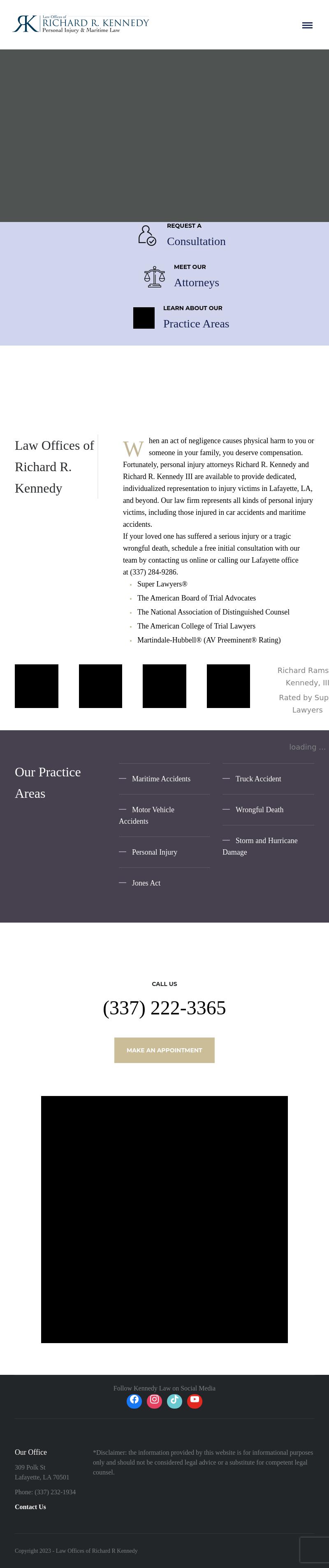 The Law Offices of Richard R. Kennedy, APLC - Lafayette LA Lawyers