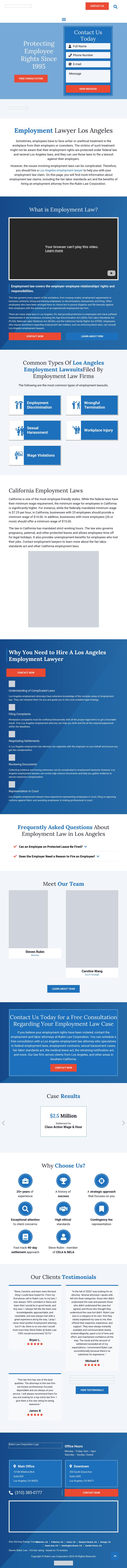 The Rubin Law Corporation - Beverly Hills CA Lawyers