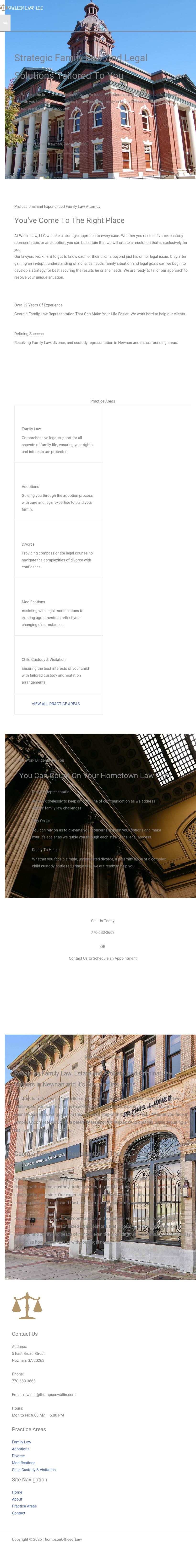 Thompson & Wallin, LLC - Newnan GA Lawyers