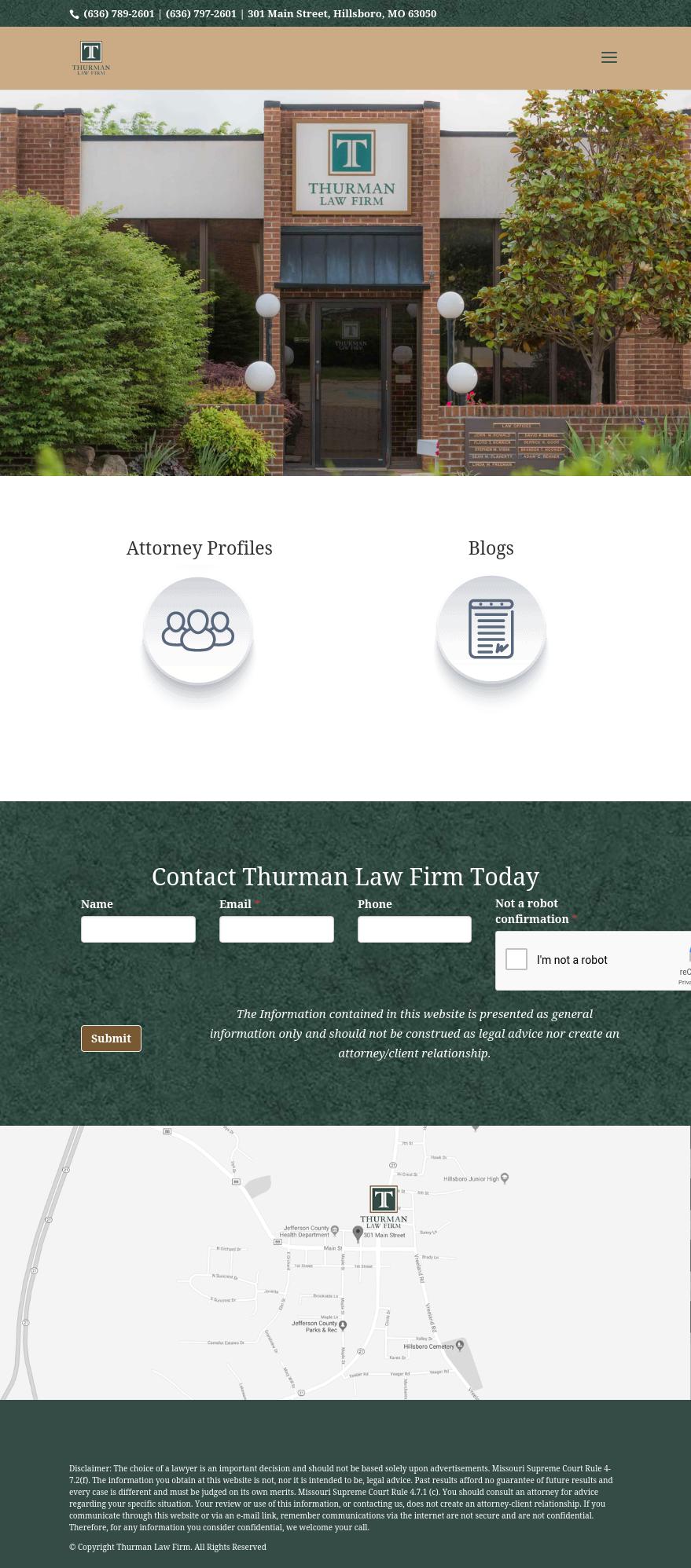 Thurman, Howald, Weber, Senkel & Norrick, L.L.C. - Hillsboro MO Lawyers