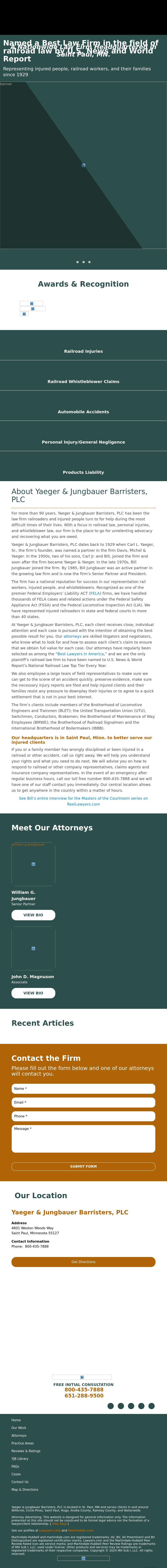 Yaeger & Jungbauer Barristers, PLC - St. Paul MN Lawyers