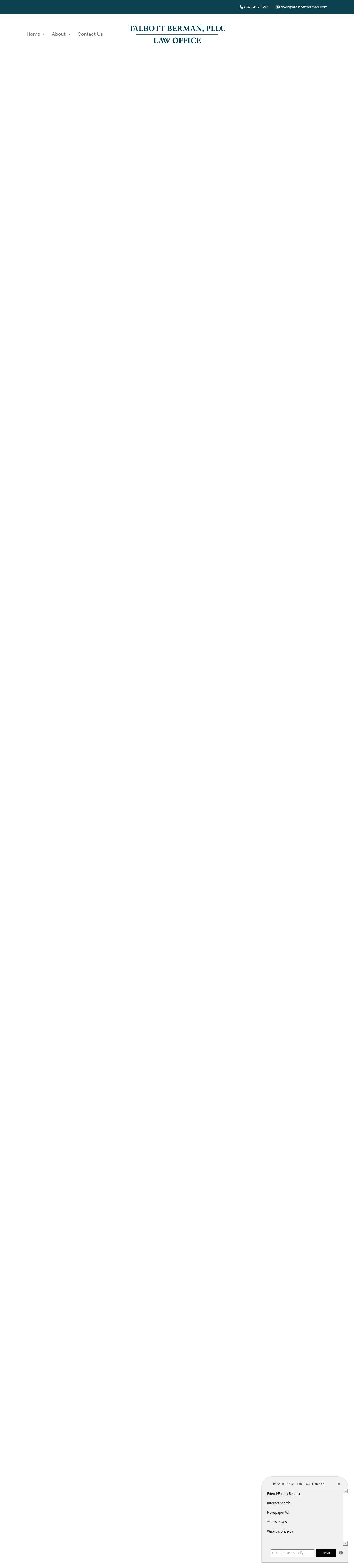 Talbott Law Office - Shelburne VT Lawyers