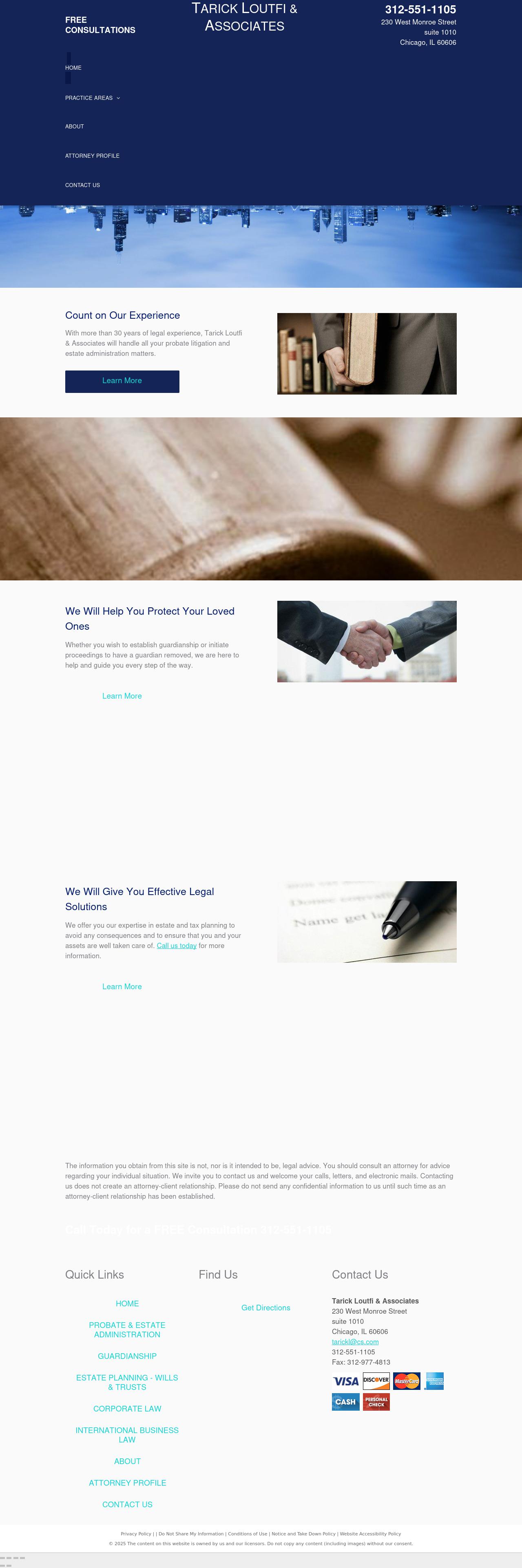 Tarick Loutfi Attorney at Law - Chicago IL Lawyers