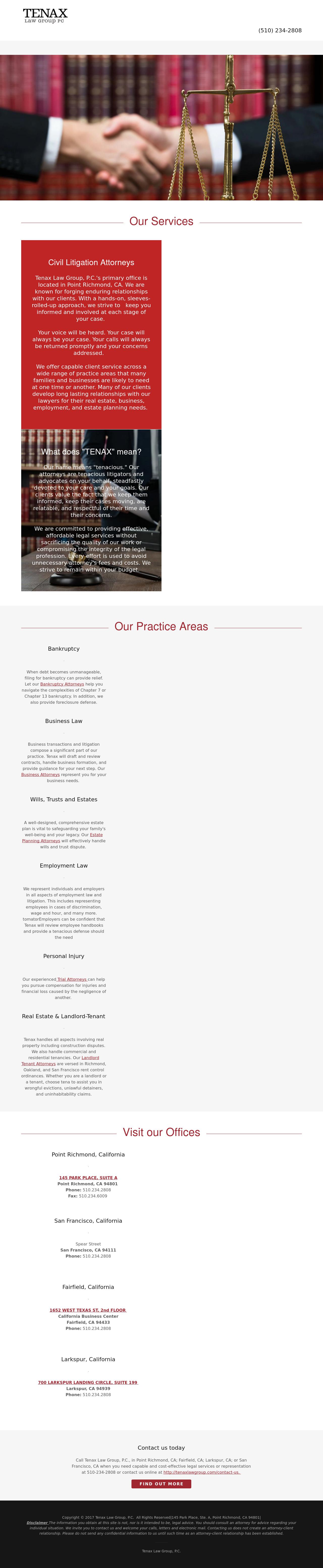 Tenax Law Group - Fairfield CA Lawyers