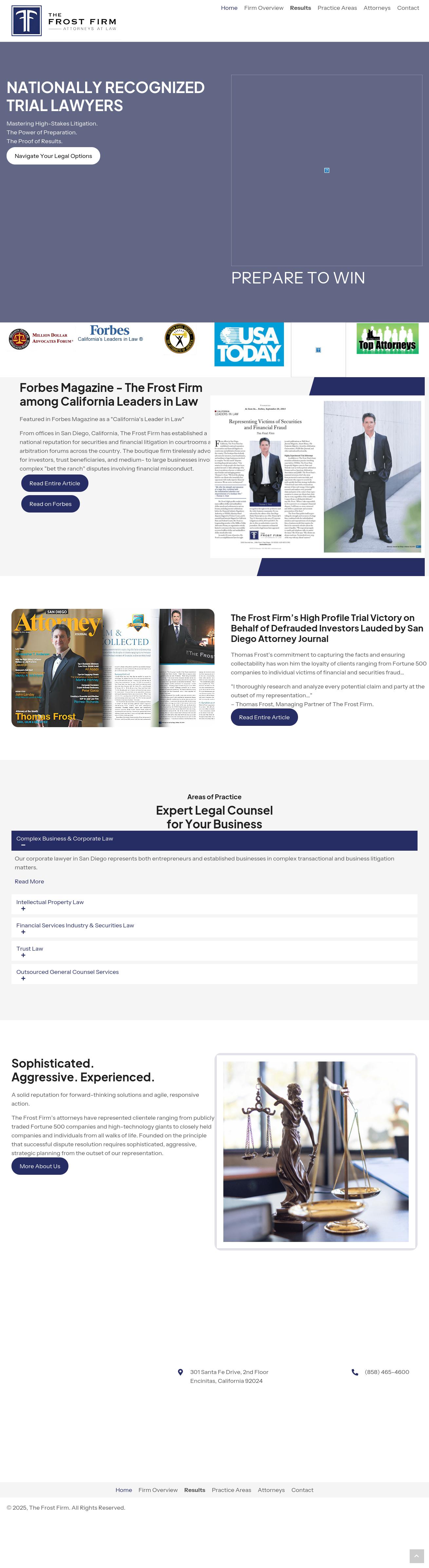 The Frost Firm - San Diego CA Lawyers