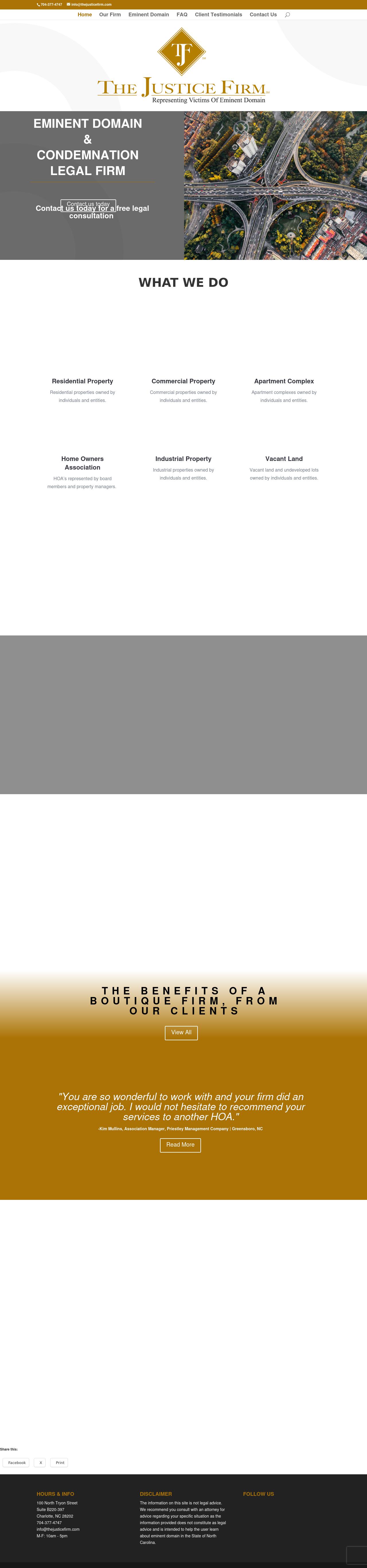 The Justice Firm - Charlotte NC Lawyers