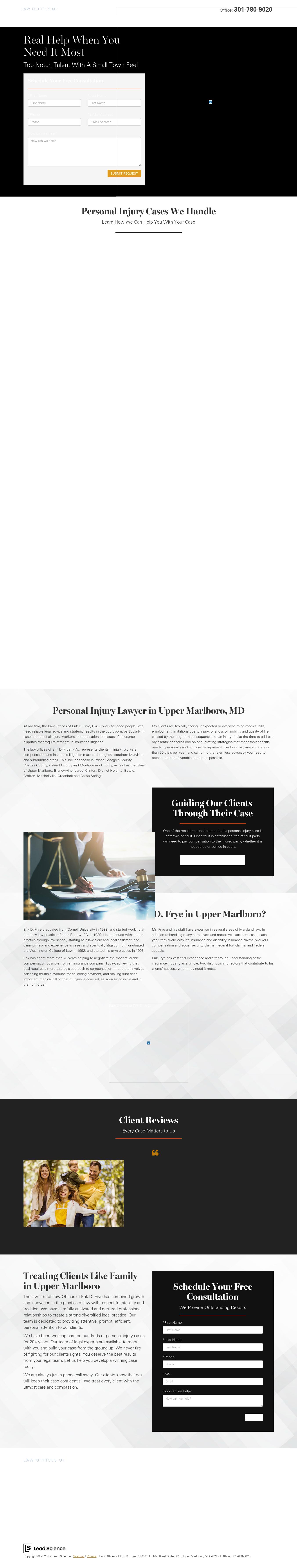 The Law Offices of Erik D. Frye, P.A. - Upper Marlboro MD Lawyers
