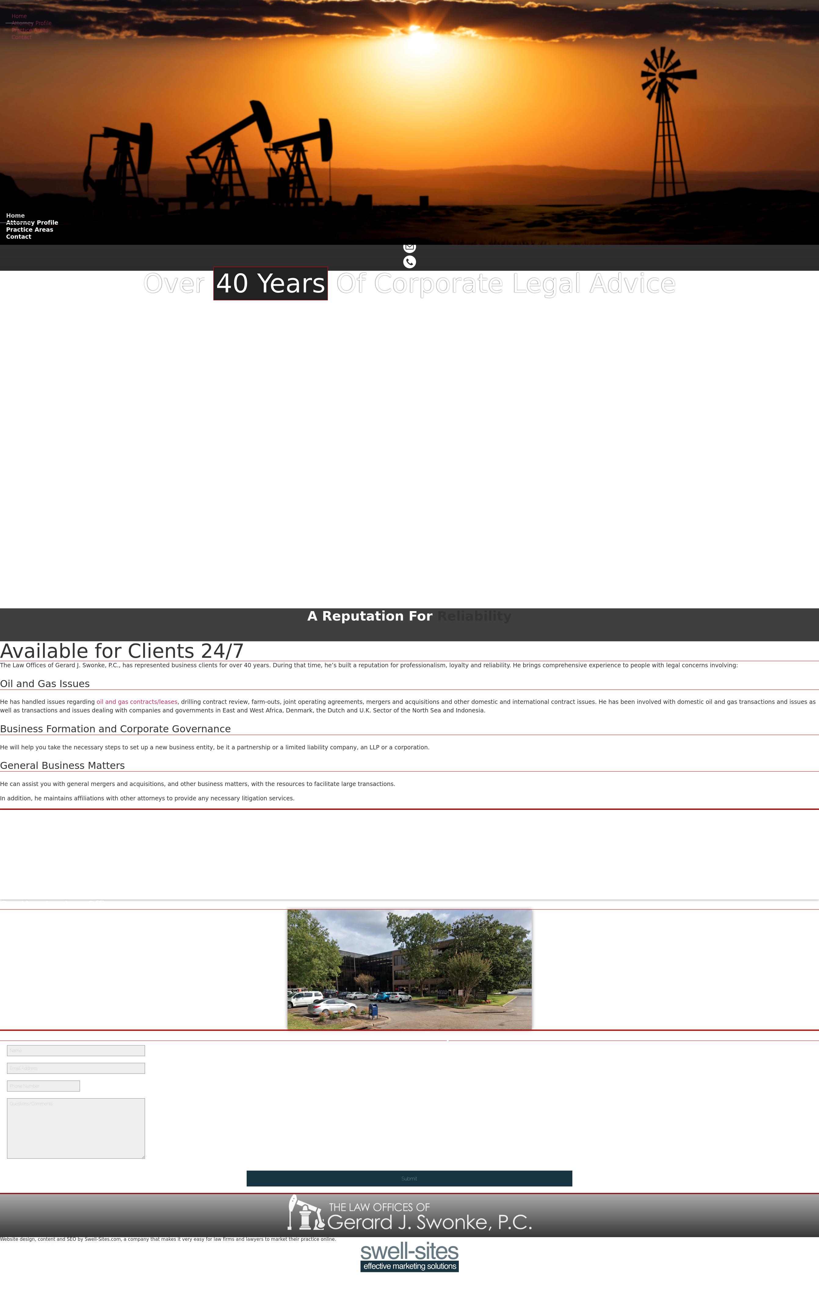 The Law Offices of Gerard J. Swonke, P.C. - Houston TX Lawyers
