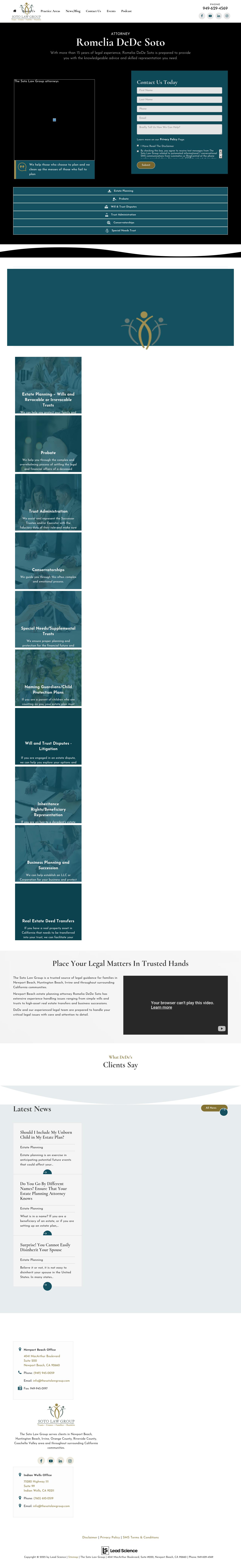 The Soto Law Group - Newport Beach CA Lawyers