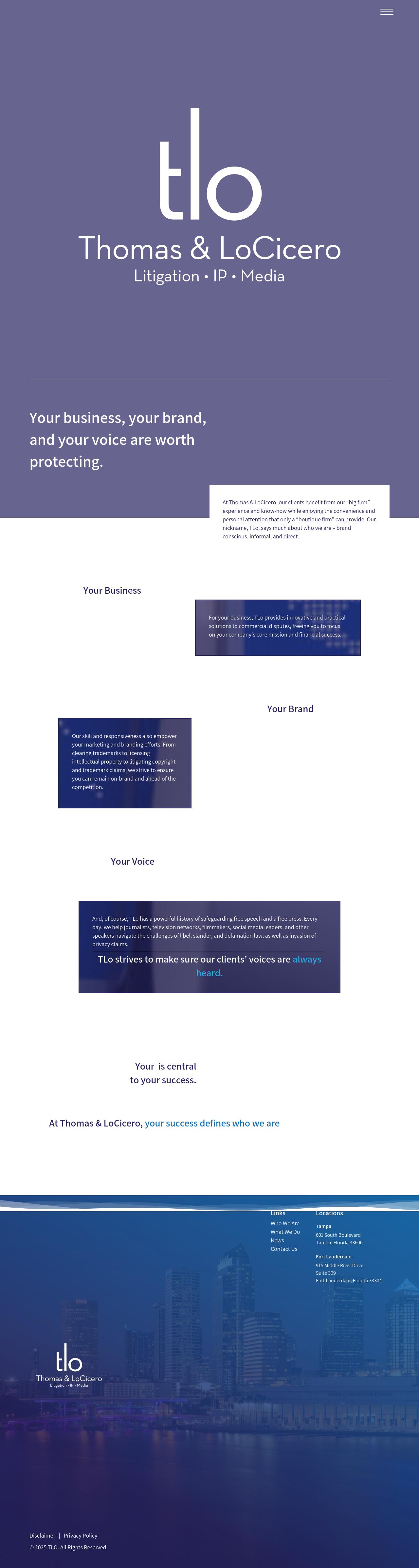 Thomas & LoCicero PL - Tampa FL Lawyers