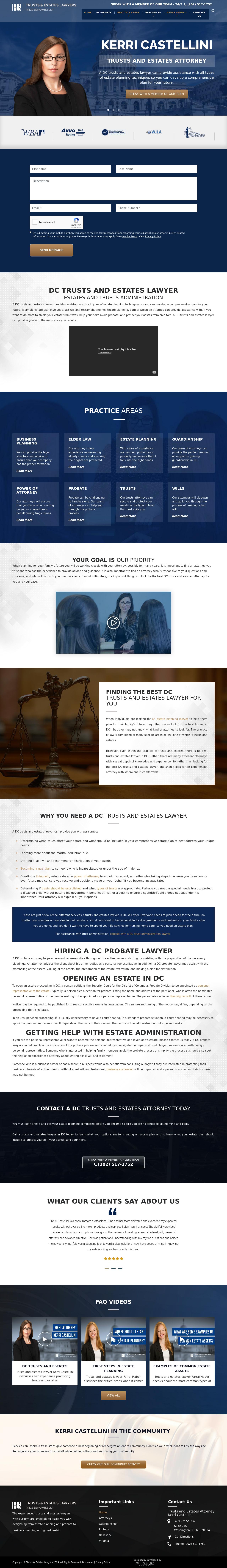 Trusts and Estates Attorney Kerri Castellini - Washington DC Lawyers