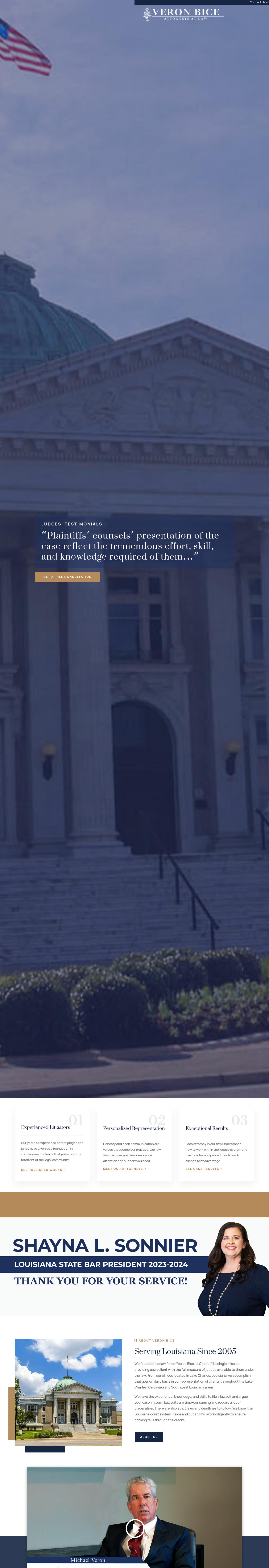 Veron, Bice, Palermo & Wilson, LLC - Lake Charles LA Lawyers