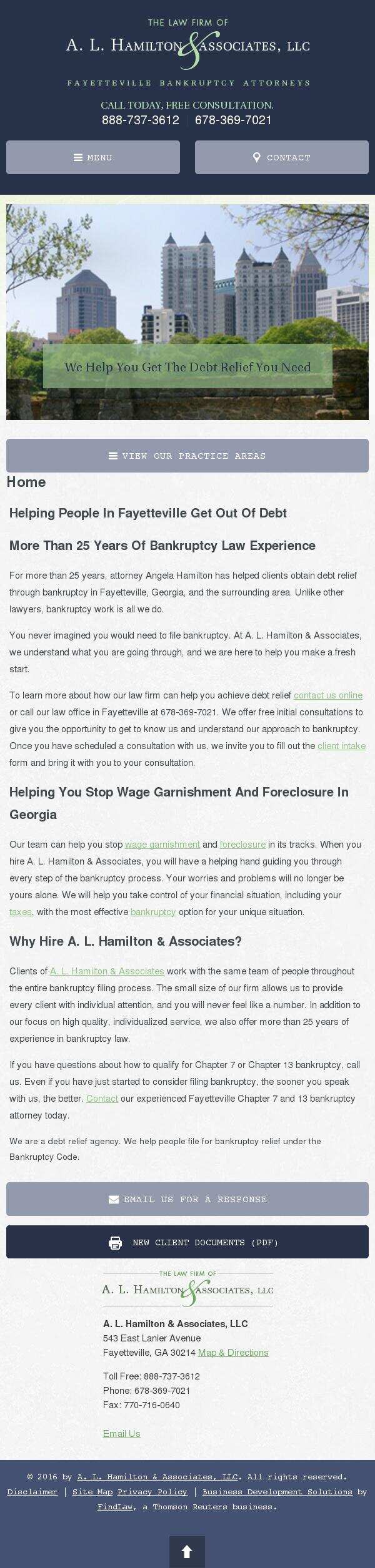 A. L. Hamilton & Associates, LLC - Fayetteville  GA Lawyers