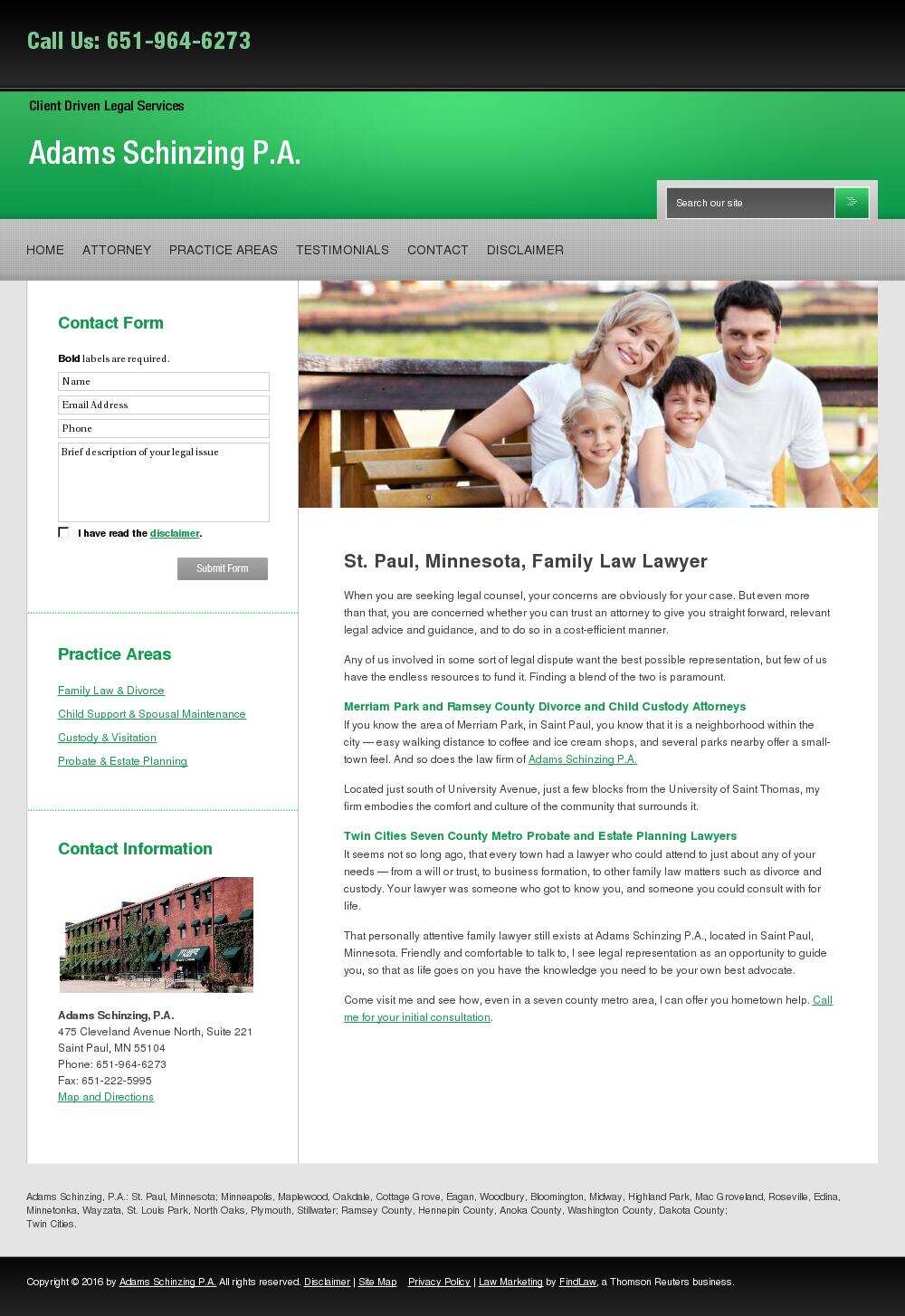 Adams Schinzing P.A. - Saint Paul MN Lawyers