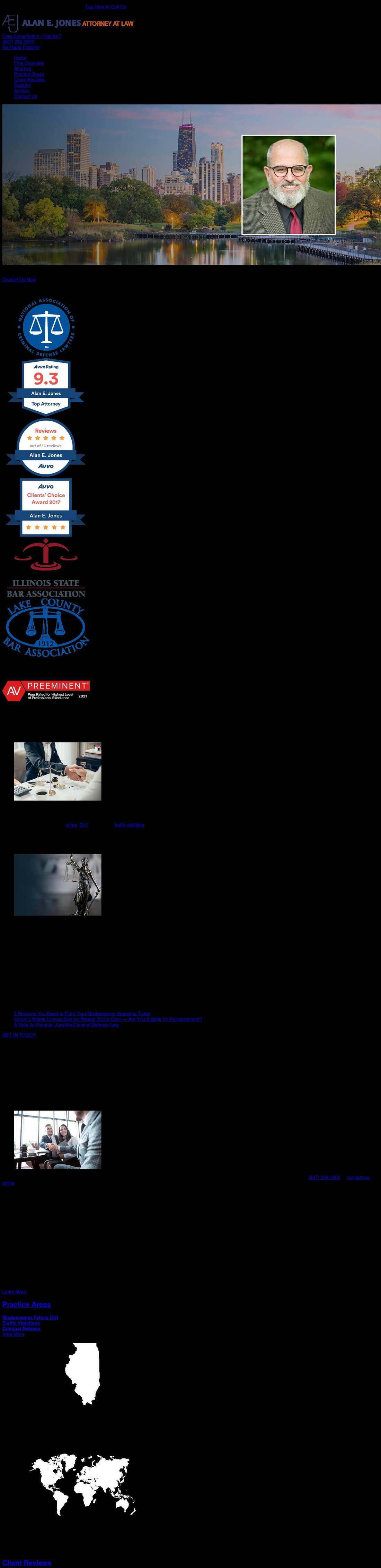 Alan E. Jones, P.C. - Waukegan IL Lawyers