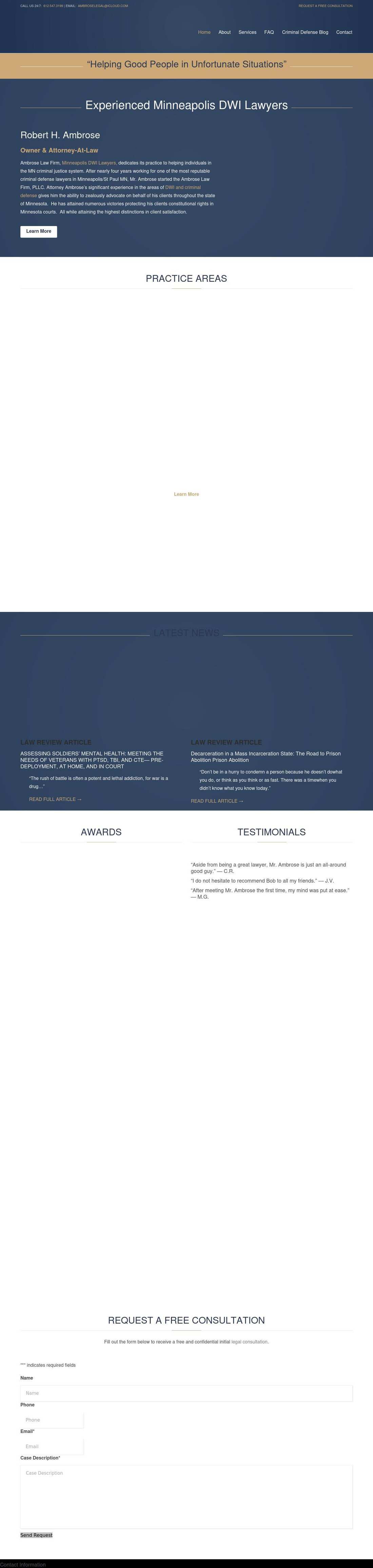 Ambrose Law Firm, PLLC - Minneapolis MN Lawyers