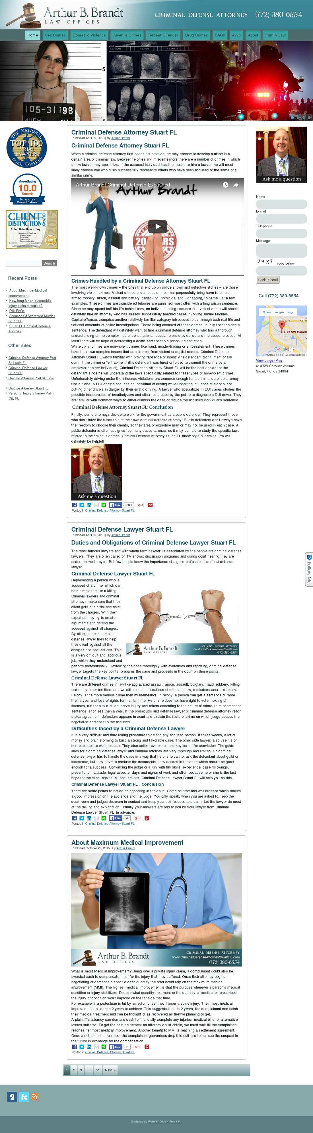 Arthur B Brandt - Stuart FL Lawyers