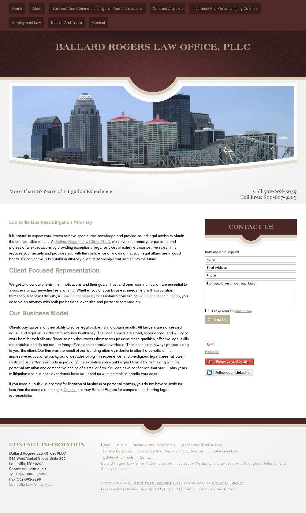 Ballard Rogers Law Office, PLLC - Louisville KY Lawyers