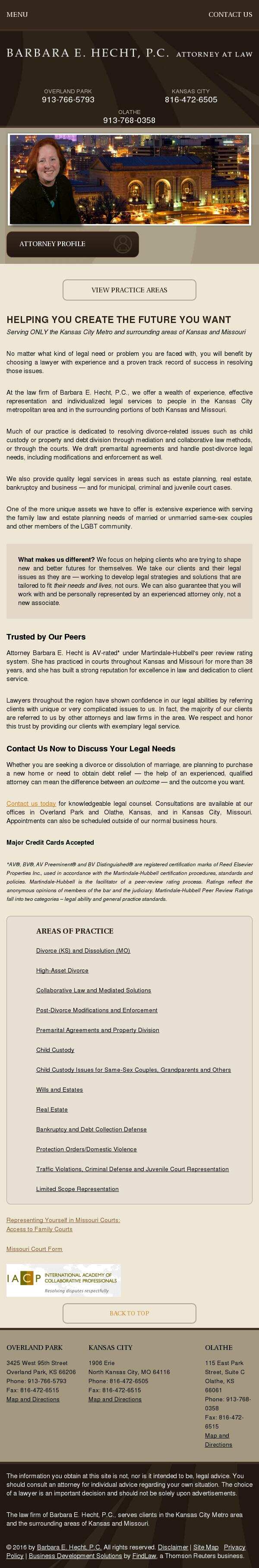Barbara E. Hecht, P.C. - North Kansas City MO Lawyers