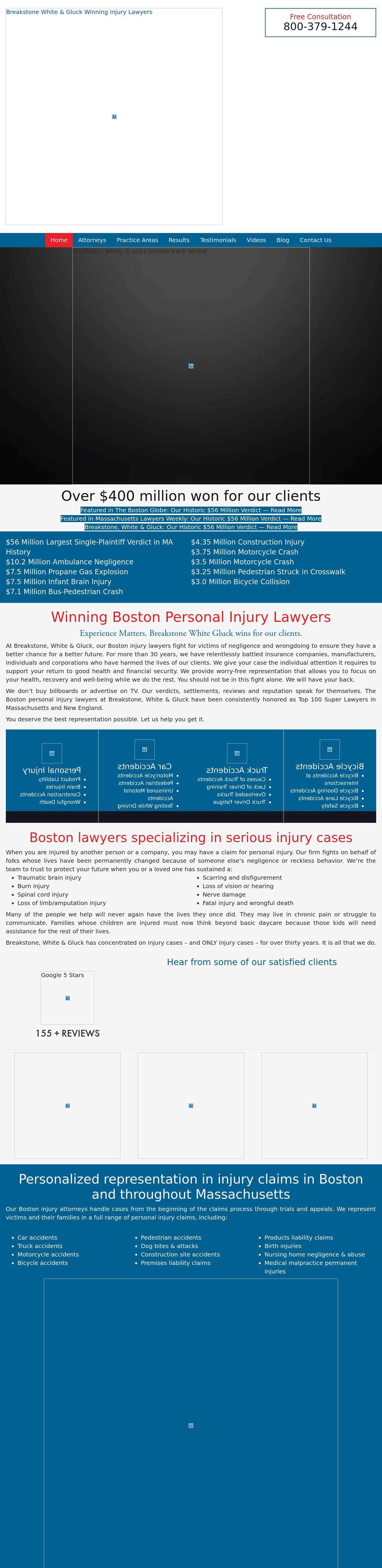 Breakstone, White & Gluck - Boston MA Lawyers